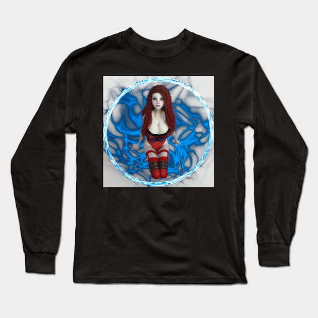 Amelia Long Sleeve T-Shirt by Wakingdream